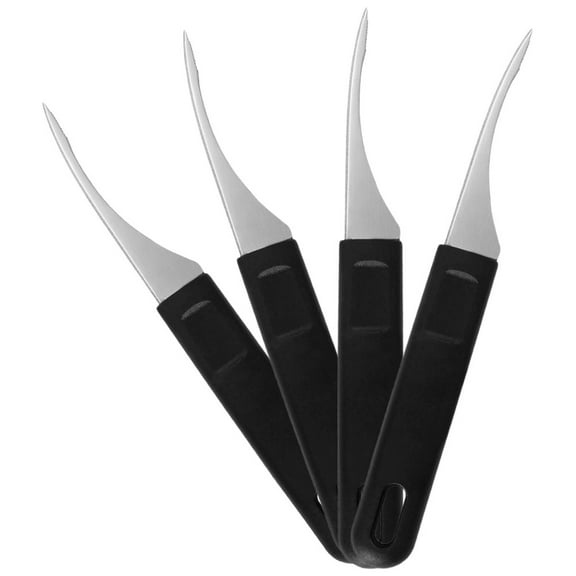 LEORX Kitchen Shrimp Peeler, Stainless Steel, Accurate and Quick, 4Pcs