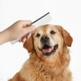 thumbnail image 4 of Unique Bargains 1 Pack Metal Rounded Teeth Pet Hair Care Tool Dog Grooming Comb, 4 of 7