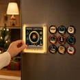 thumbnail image 3 of Christmas Magnetic Vinyl Player Music Record for Fridge Refrigerator, Magnets Vinyl Record Player Music Box Set, NFC Custom Storage Personalized Retro with 9 PCS Programmable Playback, 3 of 8