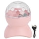 thumbnail image 1 of Star Projector Lamp U Disk Playback Memory Card Playback Mini Size Soft Lighting Night Light Pink+Transparent For Bedroom For Home For Party For Wedding, 1 of 8