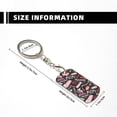 thumbnail image 3 of Uemuo Various Languages Mother Pattern Rectangular Metal Keychain - Durable, Stylish, and Personalized Key Ring for Men and Women,Engraved Keychain,Gift Slim Sturdy Keychain, 3 of 7