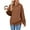 Brown, variant on Shine Up Womens Hoodies Casual Hooded Sweatshirts Oversized Pullover Long Sleeve Ladies Tops with Pocket