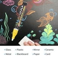 thumbnail image 3 of Amdohai BIGTHUMB Liquid Chalk Markers 12 Vibrant Colors with 3mm Reversible Tip Erasable Water-based Chalkboards Marker, 3 of 8