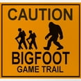 thumbnail image 2 of CafePress - Caution! Bigfoot - Adjustable Unisex Printed Trucker Hat with Mesh Back, 2 of 8