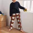 thumbnail image 5 of Pofeuu Autumn White Pumpkin Print Teenagers' Pajama Pants, Soft Lounge Pajama Pants with big pockets for Men Plaid Pj Bottoms-Small, 5 of 6