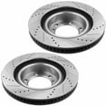 thumbnail image 3 of Front Brake Rotors + ceramic Pads For Lexus 2010-21 GX460 Toyota 2010-21 4Runner, 3 of 11