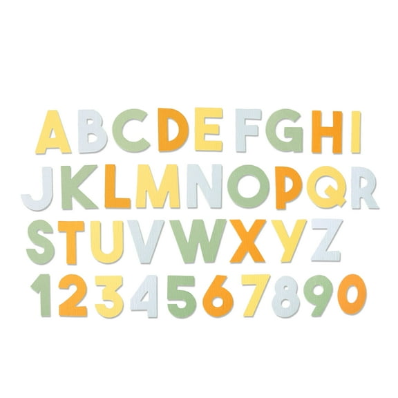 Sizzix Bigz XL Die - Chunky Alphabet by Emily Tootle