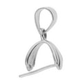 thumbnail image 4 of 2 Pieces 925 Pinch Bail, Pendant Connector, Dangle Charm Clasp Clip for Jewelry Making Crystal Agate Pendant Necklace Earrings 6.5mm, 4 of 10