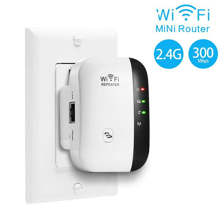 WiFi Range Extender Signal Booster for Home, Wall-plug, WiFi Blast Wireless  Repeater 300Mbps Amplifier WiFi Boosters, Long Range Amplifier with  Ethernet Port,White 