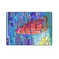 thumbnail image 3 of CADecor The Sailboat Against The Sky The Sea Couch Sofa or Bed Fleece Blanket Throw 58x80 inches, 3 of 3