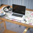 thumbnail image 3 of Long Mouse Pads for Desk,Pioneer Flower Floral Print Pattern Desk Mats on Top Of Desks, Desk Mouse Pad Extra Large with 3mm Non-Slip Base and Stitched Edge for Gaming,Office,Work,Home 35.4"x15.7", 3 of 6