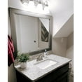 thumbnail image 4 of Porter Dark Grey Framed Wall Mirror, Rectangular Vanity Mirror, Multiple Sizes, 4 of 13