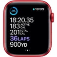 thumbnail image 5 of Restored Apple Watch Series 6 (GPS, 44 mm) Gold Aluminum Case with Pink Sport Band Bundle 5 Bonus Bands, Charging Stand, Screen Protector, & 2 amp charger (Refurbished), 5 of 13