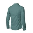 thumbnail image 3 of hcuribad Mens Dress Shirts,2024 New Men's Popular Summer Leisure Printed Shirt Short Sleeve Shirt,Long Sleeve Shirts for Men,Big and Tall Shirts for Men,Button Down Shirt Men,() Mint Green L, 3 of 3