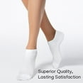 thumbnail image 4 of GHSDFBB 4 Pack Unisex Ultra Thin Socks Breathable Cotton Ankle Womens Mesh Low Cut Running black white color, 4 of 7