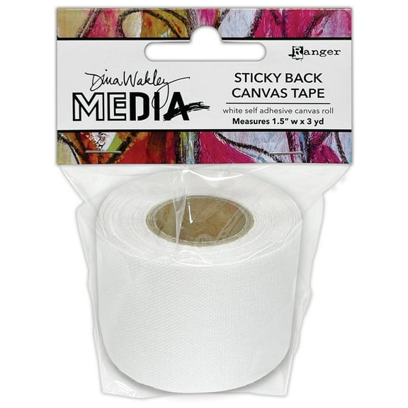 Dina Wakley MEdia Sticky Back Canvas Tape-1.5"