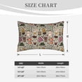 thumbnail image 4 of Lsque Coffee pots cup Pattern Pillow Case – Soft & Cozy Throw Pillow Cover, Hypoallergenic Cushion Case for Sleeping Women with Envelope Closure-20"x30", 4 of 6