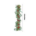 thumbnail image 3 of LHNFT 6.6Ft Christmas Garland, Artificial Pine Cypress Garland Greenery Garland, Christmas Decorations Holiday Winter Garland Christmas Decorations Indoor Outdoor, 3 of 7