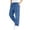 Blue-03, variant on Mitankcoo Girls Corduroy Cargo Pants Elastic Drawstring Waist Wide Leg Casual Trousers with Pockets for Kids Daily 4-15Y
