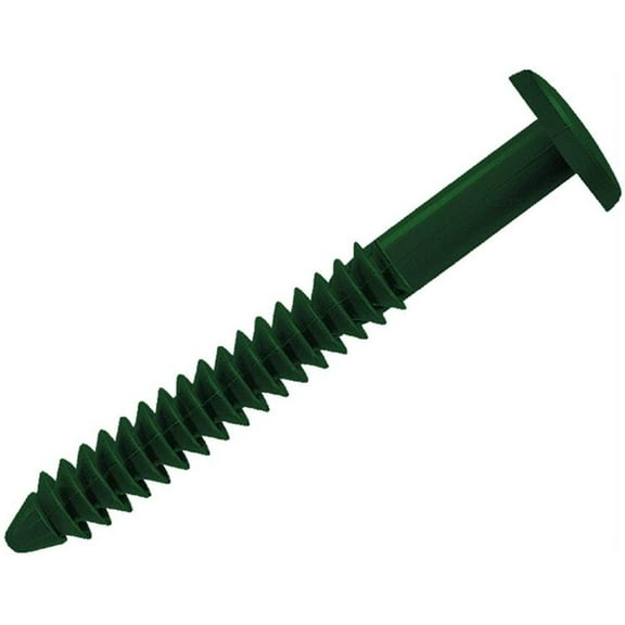 Builders Edge Shutter-Lok Plastic Shutter Fastener - Easy Installation - 12 Pack, 3", Green