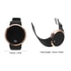 thumbnail image 2 of Reloj electrónico de pulsera de aleación LED para hombre y mujer, con pantalla táctil, digital, ideal como regalo de cumpleaños (correa negra dorada) (negro), 2 of 6