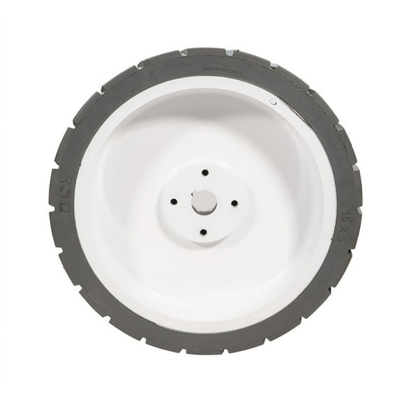 Haulotte 2820302890, Scissor Lift Tires 15"x5", Plain, Indoor Non-Marking Wheel