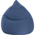 thumbnail image 1 of Gouchee Home Easy Navy Bean Bag Chair – Soft Polyester Microfiber Fabric with Polystyrene Bead Filling, Suitable for Adults and Teens, Lightweight & Portable Seating for Dorm or Living Room, 1 of 6