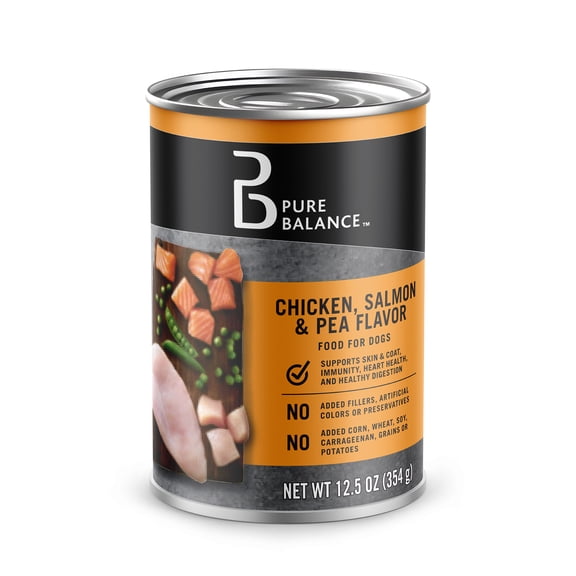 Pure Balance Chicken, Salmon & Pea Loaf Wet Dog Food, 12.5 oz Can