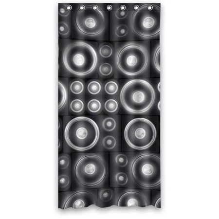 Artjia Sound Wall Music Waterproof Bathroom Fabric Shower