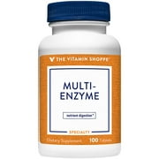 Multi Enzyme - Helps Support The Digestion & Absorption of Protein, Carbs & Fat (100 Tablets) by The Vitamin Shoppe