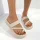 thumbnail image 4 of Moda mujer punta abierta sandalias deslizantes chanclas playa zapatillas zapatos planos Wmkox8yii FOPL174, 4 of 8