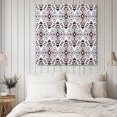 thumbnail image 4 of Blue Red Black Geometric Wall Art Painting on Canvas, Southwestern Ethnic Art Canvas Art Home Prints Wall Art Framed Modern Artwork for Living Room Bedroom Wall Decor 12x12in, 4 of 9