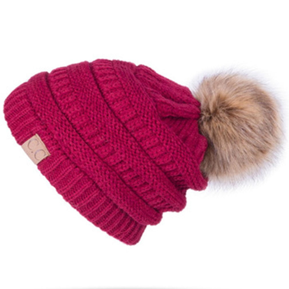 Pom Hats Fashion Pullover Hat Ball 