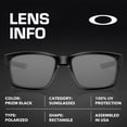 thumbnail image 4 of Oakley OO9264 Mainlink Rectangle Shaped Polarized Sunglasses for Men - Includes Official Eyewear Kit - Matte Black Frame with Prizm Black Lens, 4 of 6