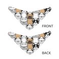 thumbnail image 3 of Rateoe French Bulldog 2 Print Pet Scarf for Dogs and Cats – Stylish Reflective Design, Breathable & Durable Pet Bandana with Quick-Release Buckle-Medium, 3 of 5