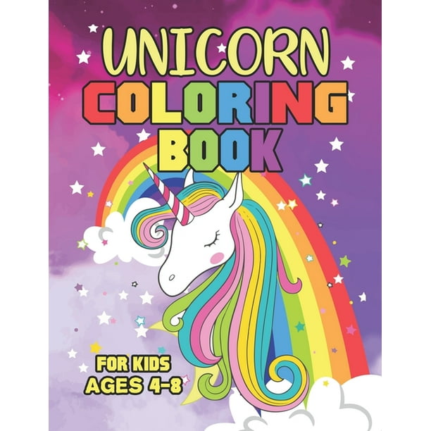 Rainbow Magical Coloring Unicorn Coloring Book Amazing