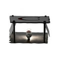 thumbnail image 6 of Meyda 153787 12 in. Personalized in. C in. Wall Sconce, Black & Fa, 6 of 6