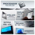 thumbnail image 2 of Laptop HP 15-fd0183wm Intel Core i7 150U 16GB DDR5 1TB SSD Pantalla 15.6" IPS FHD Windows 11 Teclado Ingles Plata, 2 of 6