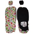 thumbnail image 2 of Hawaii Hula Girls Set of 2 Front Bucket Seat Covers. Hawaiian Car Seat Covers with Separated Headrest. Color White, 2 of 2