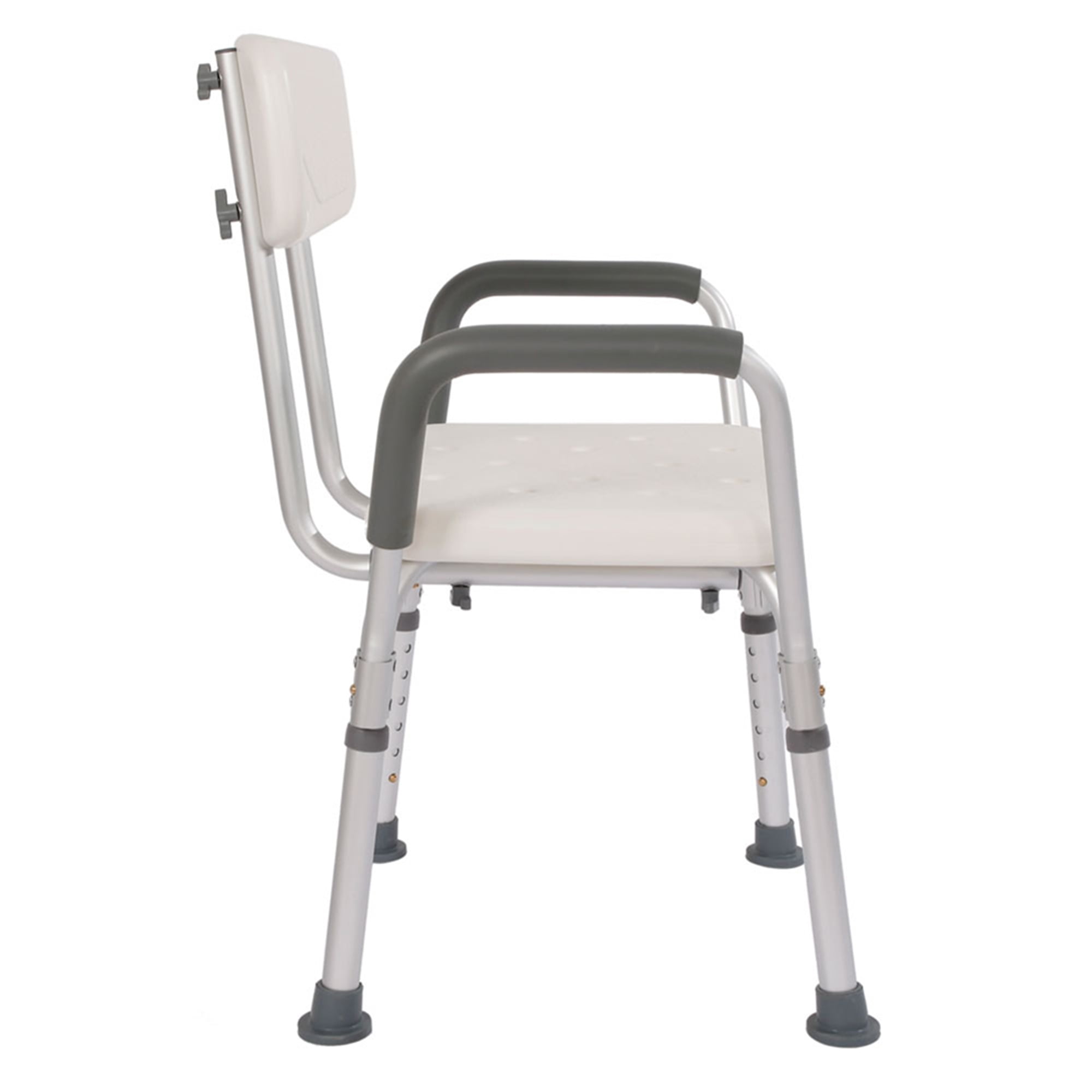 Kadyn Shower Stool Bath Chair, Shower Stools with Back & Handle, Shower Bench for Elderly, Handicap, and Disabled, White Kadyn Shower Stool Bath Chair, Shower Stools with Back & Handle, Shower Bench for Elderly, Handicap, and Disabled, White