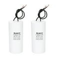 thumbnail image 1 of Uxcell 2 Pcs Capacitor de Arranque CBB60, 90uF 450V 2 Hilos Capacitor de Arranque de Motor Eléctrico para Compresor de Aire, Lavadora, Refrigerador, Aire Acondicionado, Blanco, 1 of 6