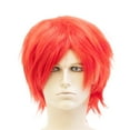thumbnail image 2 of Onedor 12 Inch Short Straight Men Hair Wig Colored Cosplay Wig Heat Friendly Party Costume Unisex Wig, 2 of 4