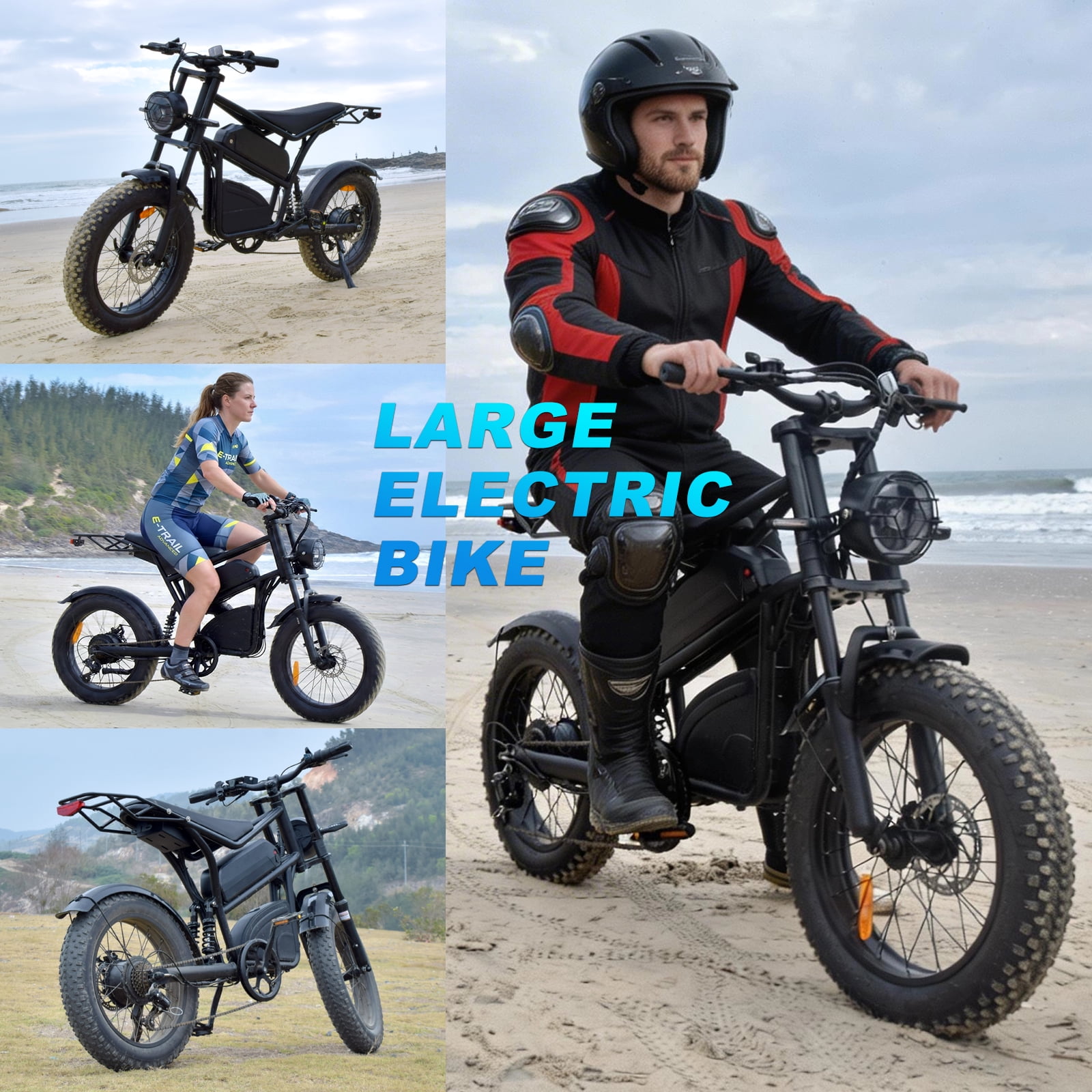Smartravel Electric Bike for Adults ,1200W Peak Motor 20MPH 45+ Miles 48V 18.2Ah Removable Battery, 20"x4" Fat Tire 7-Speed Mountain Commuter Ebike ,UL 2849