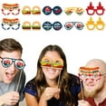 thumbnail image 2 of Big Dot of Happiness Missed You BBQ Glasses - Paper Card Stock Backyard Summer Picnic Party Photo Booth Props Kit - 10 Count, 2 of 5