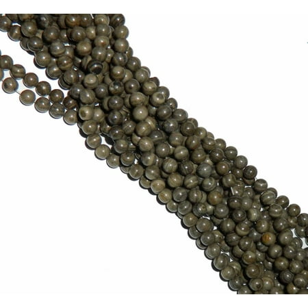 Brown Agate Sphere - 8mm Brown Zebra Agate Round, Loose Beads, 40cm 15 inch Gemstone
