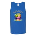 thumbnail image 2 of Wild Bobby, Colorful Softball Girl, Sports, Men Graphic Tank Top, Royal, Small, 2 of 5