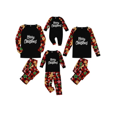 

Peyakidsaa Family Matching Christmas Pajamas Sets Xmas Parent-Child Sleepsuit Nightwear