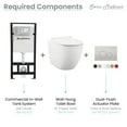 thumbnail image 4 of Fantome M 2x6 Concealed In-Wall Toilet Tank Carrier System, 4 of 7