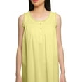 thumbnail image 3 of Moomaya Cotton A-Line Sleepwear For Ladies Round Neck Button Placket Nightdress, 3 of 6
