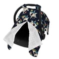 thumbnail image 2 of Naloa Cartoon Sharks Baby Car Seat Cover, Breathable Baby Carrier Cover, Multiuse Baby Carrier Cover & Nursing Breastfeeding Cover, 2 of 5